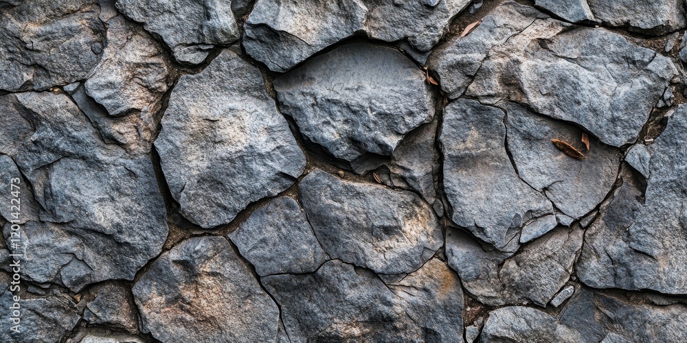 Fototapete Abstract natural background featuring an old stone surface that showcases unique textures and patterns. This old stone surface provides a stunning visual element for creative projects.