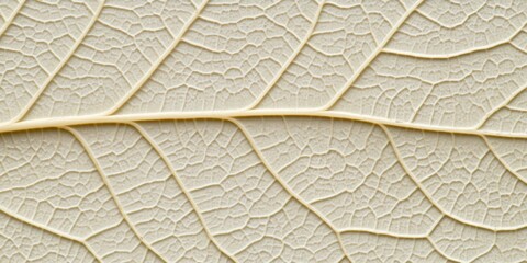 Close up view of a pale leaf showcasing intricate leaf veins, highlighting the delicate structure and beauty of the leaf s design, perfect for appreciating the artistry in natural leaf veins.