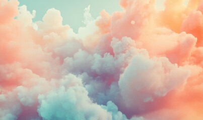 Fototapeta premium Abstract Haze: A dreamy and ethereal background with soft, warm tones and scattered particles, perfect for adding a touch of magic and wonder to your designs.