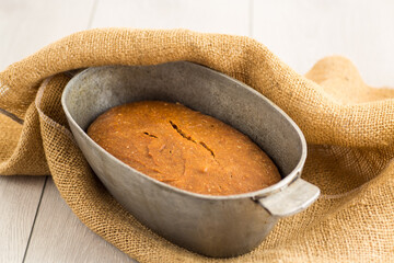 Warm Bread with a Golden Crust