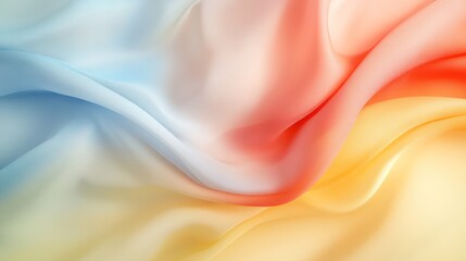 Obraz premium Abstract Pastel Fabric Symphony of Colors