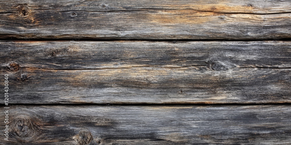 Poster rustic and old weathered wood background, showcasing the unique textures and hues of old wood. this 