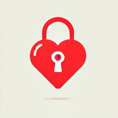 lock and key, heart under lock and key