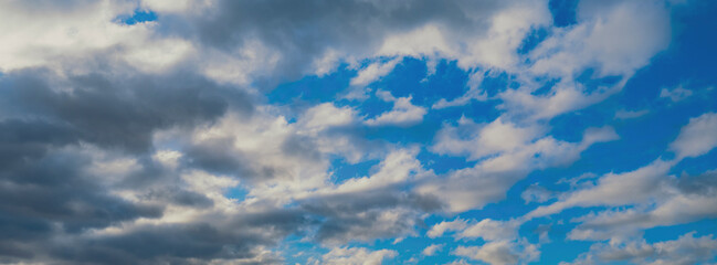 blue sky and white clouds