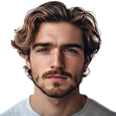 Fototapeta premium hairstyle man