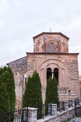 Historic Saint Sophia Church in Ohrid showcases Byzantine architecture and significant Christian heritage.