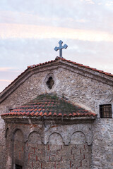 Historic Saint Sophia Church in Ohrid showcases Byzantine architecture and significant Christian heritage.