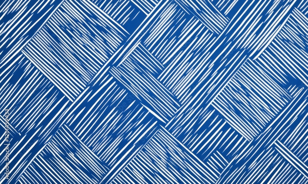 Poster abstract blue geometric pattern with diagonal lines