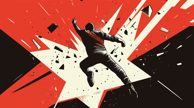 Motivational T-shirt Design for Progress and Success with Mistakes - Flat Vector Illustration