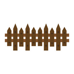 Wooden Fence Vector