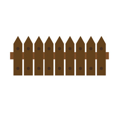 Wooden Fence Vector