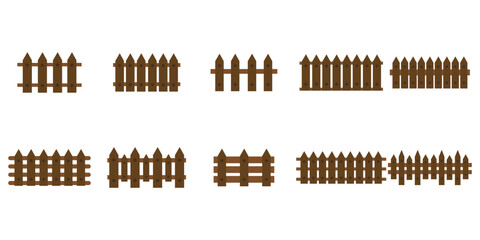 Wooden Fence Vector