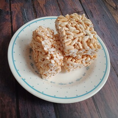 Rice crackers sweet snack