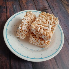 Rice crackers sweet snack
