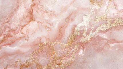 Obraz premium Abstract pink and gold marble texture background. (1)