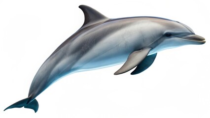 Fototapeta premium dolphin isolated on white