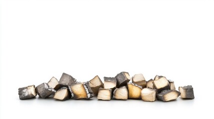 Campfire starter isolated on a white background. Generative AI