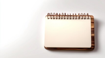 Waterproof Camping Notebook Isolated on White Background. Generative AI