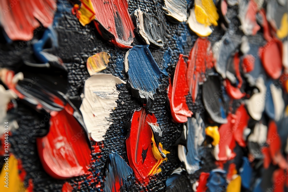 Poster abstract paint splashes on textured canvas in vibrant colors capturing artistic expression and creat
