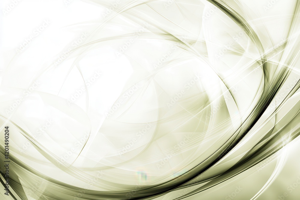 Poster abstract clean vector background with swirling lines and overlays for use in modern designs and crea