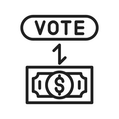 Money icon vector image. Suitable for mobile apps, web apps and print media.