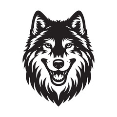 wolf black silhouette 