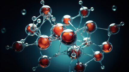 Intricate Molecular Structure: A Stunning Visual Representation