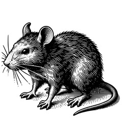Rat Mouse Illustration