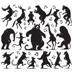 wolf black silhouette 