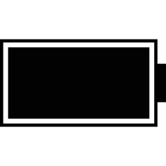 Simple vector icon battery