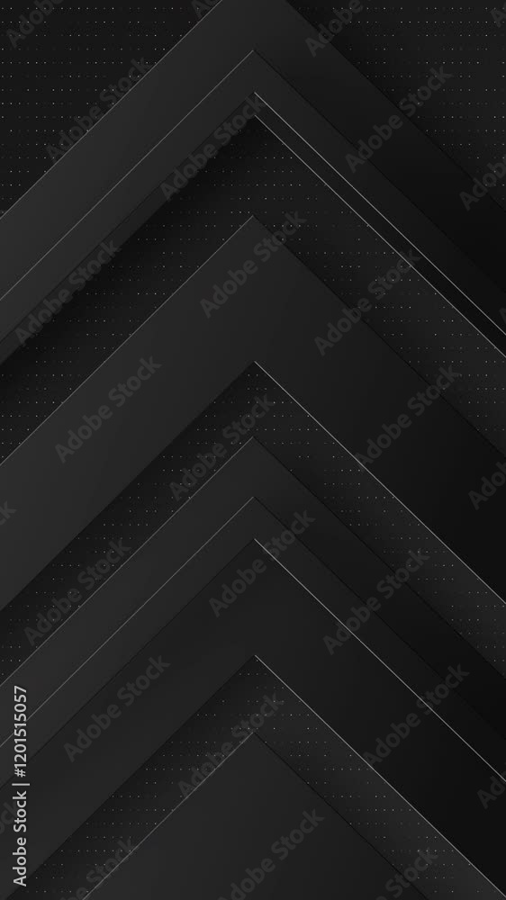Poster abstract tech geometric black shapes seamless loop motion graphics elegant business presentation bac