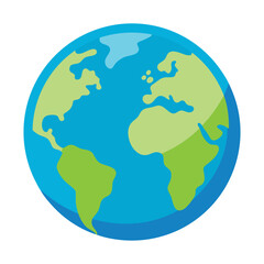 Obraz premium earth globe illustration
