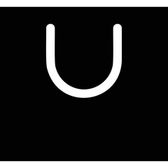 Simple vector icon shopping bag
