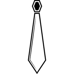 Simple vector icon necktie
