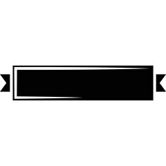 Simple vector icon ribbon