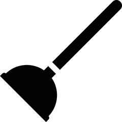 Simple vector icon plunger
