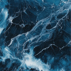 Dynamic blue marble texture abstract art digital design calm environment close-up view modern aesthetics