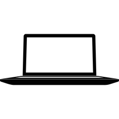 Simple vector icon laptop
