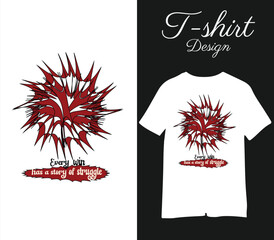 Minimalist typography vector  t-shirt design template. Trendy t-shirt design, graphic design. Summer best t-shirt design, clothing or tee design. High quality vector t-shirt design for all  people.