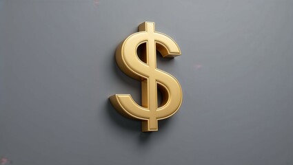 A 3D gold dollar symbol and key represent financial wealth and secure investment