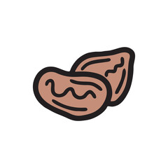 ramadan doodle cartoon vector