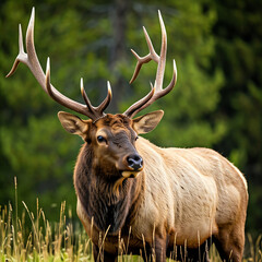 big deer in the forest