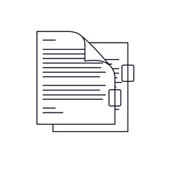 document paper symbol illustration vector page