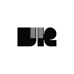 JR monogram logo design letter text name symbol monochrome logotype alphabet character simple logo