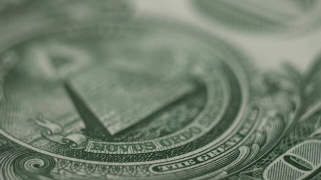 American Dollar close up. USD cash macro view.

