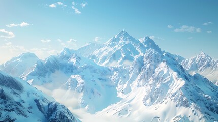 Obraz premium mountains in the snow