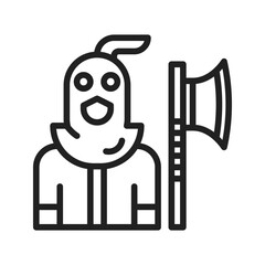 Executioner icon vector image. Suitable for mobile apps, web apps and print media.