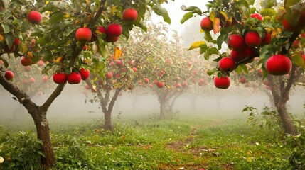 apple tree with apples