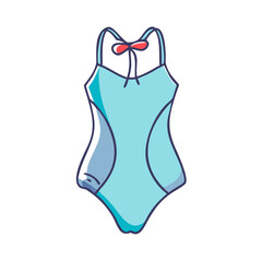 Obraz premium swimsuit icon, swimsuit vector illustration-simple illustration of swimsuit, perfect for swimsuit logos and themed design 