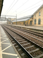 Fototapeta premium The Lund Central station, January 2025